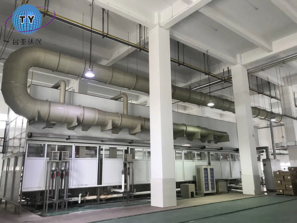 PP通风管道车间排气处理